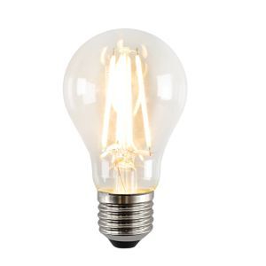 Lampe LED E27 Fos avec capteur crépusculaire, 4,2w blanc chaud