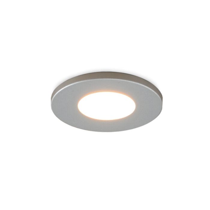 Spot encastré veranda chromé Dico, IP65, gradable