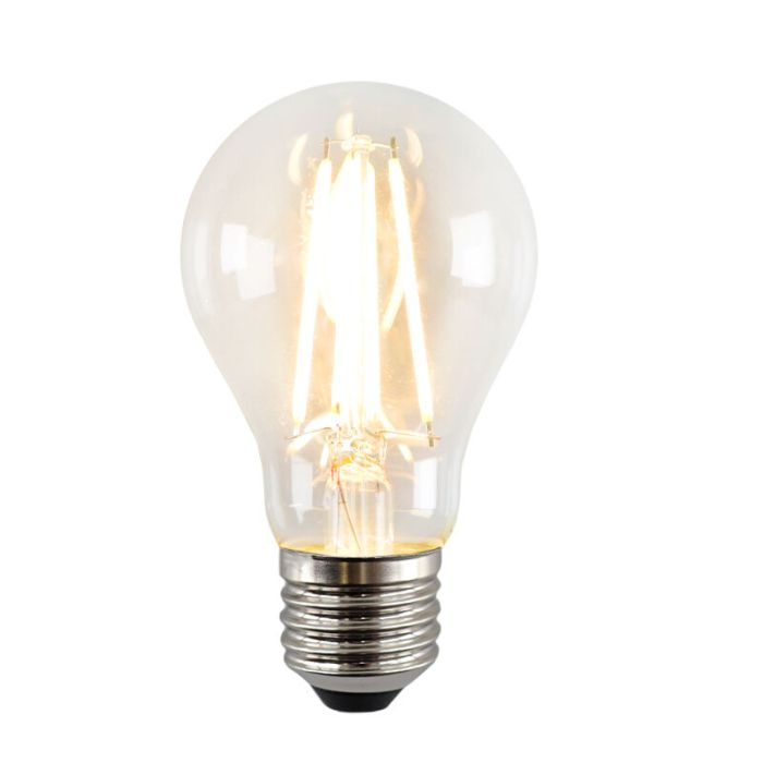 Lampe LED E27 Fos avec capteur crépusculaire, 4,2w blanc chaud