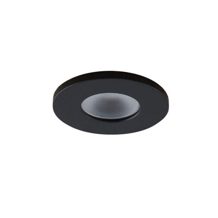 15 spots encastrés veranda noir Dico, IP65, avec kit de connexion et télécommande