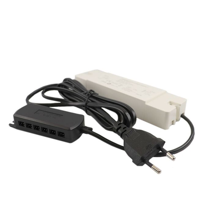 17 spots encastrés veranda blanc Dico, IP65, avec kit de connexion et télécommande